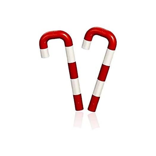 LEGO Holiday Xmas Accessory - Set of Two Candy Canes (Use as Tree Ornaments) 2019