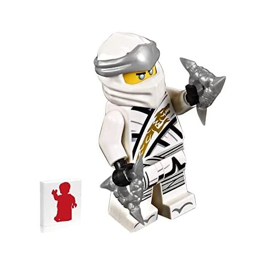 LEGO NINJAGO Minifigure - Zane (Legacy) with Throwing Stars 70670