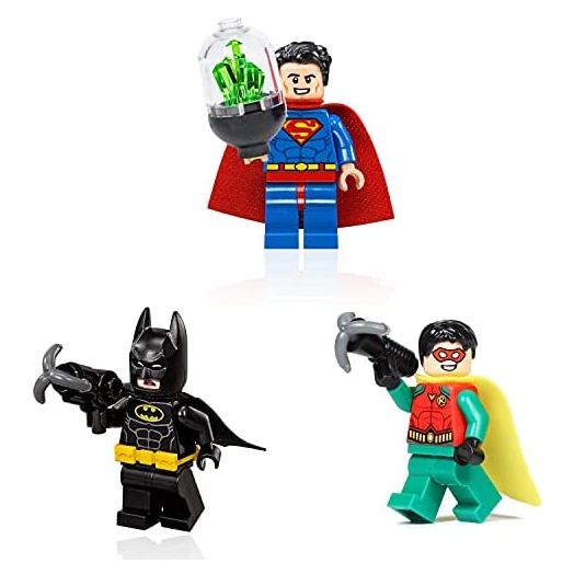 LEGO DC Super Heroes Combo Pack - Superman, Batman, and Robin Minifigures with Accessories