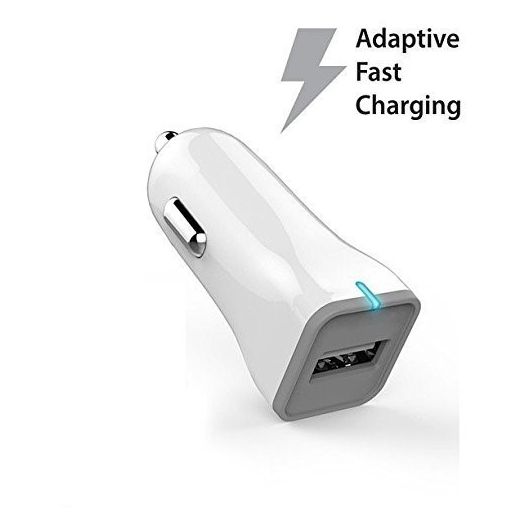 HTC Desire 620 Charger Micro USB 2.0 Cable Kit by TruWire { Car Charger + Cable} True Digital Adaptive Fast Charging uses dual voltages for up to 50% faster charging!