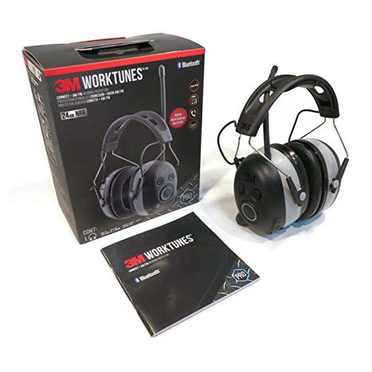 3M Bluetooth WorkTunes AM FM MP3 Radio Headphones - Wireless Hearing Protector by The ROP Shop