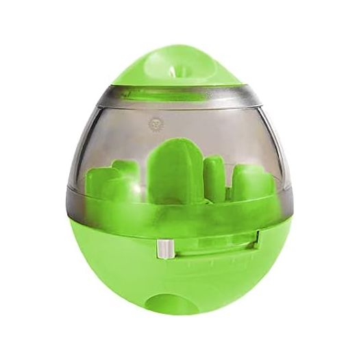 SunGrow Bunny Treat Ball, Boredom Buster Ends Naughty Chewing and Bloat, Encourages Exercise, Interactive Puzzle Feeder Ideal for Puppy, Small Dog Breeds, Pocket Pet, Rabbits, Rats, and Hamsters, 4.6”