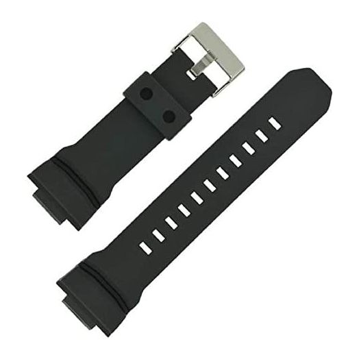 g24 16mm x 29mm Compatible Rubber Replacement Watch Strap Band with Stainless stell Buckle