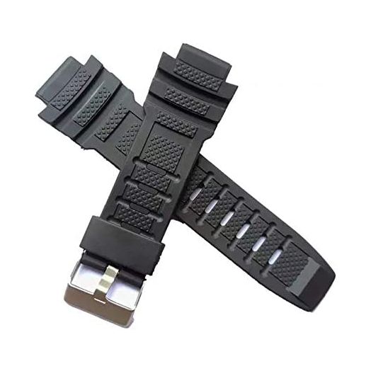 g24 20mm BLACK Rubber Watch Band Strap