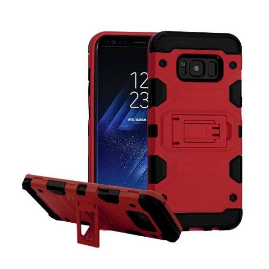 MUNDAZE Red Defense Double Layered Case For Samsung Galaxy Note 8 Phone
