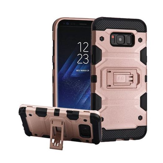 MUNDAZE Rose Gold Defense Double Layered Case For Samsung Galaxy Note 8 Phone