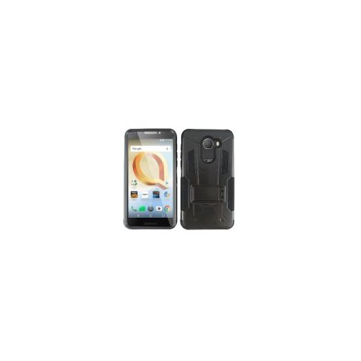 Black Contempo Tech Stand Case For Alcatel A30 Fierce 2017 / Walters Phone