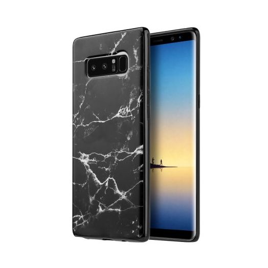 Classic Black Marble Design TPU Case For Samsung Galaxy Note 8 Phone