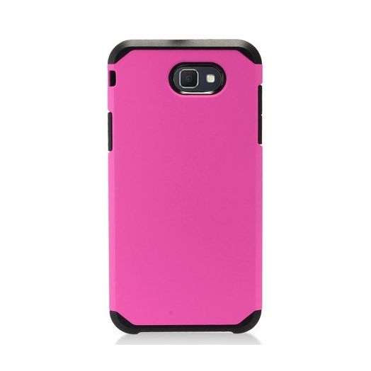 Hot Pink Slim Double Layered Case For Samsung Galaxy Halo / Galaxy J7v Phone