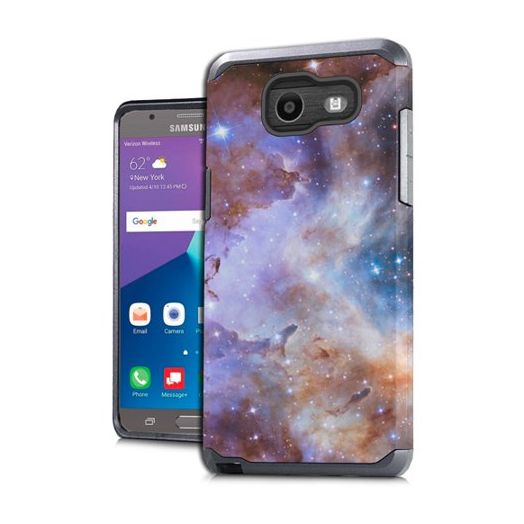 Stardust Marble Design Case For Samsung Galaxy Halo / Galaxy J7v Phone