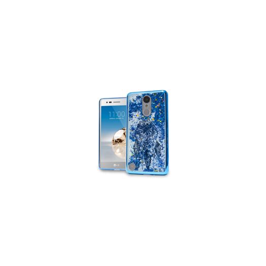 Blue Dreamcatcher Motion Glitter Chrome Case For LG Rebel 2 / K4 (2017) / LV3 Phone