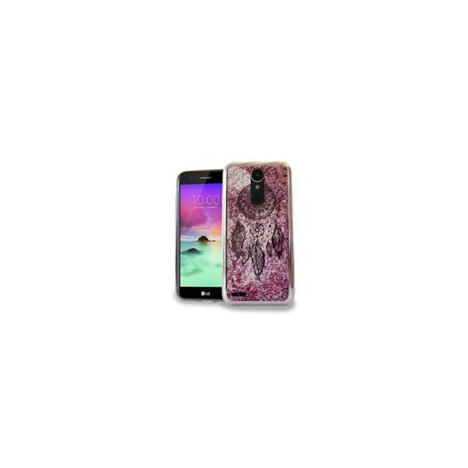Dreamcatcher Pink Motion Glitter Chrome Case For LG Stylo 3 / Stylo 3 Plus Phone