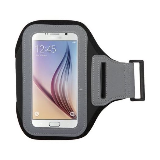 MUNDAZE Black Exercise Running Fitness Armband For Apple iPhone 6/6s PLUS/ iPhone 7 PLUS / iPhone 8 PLUS