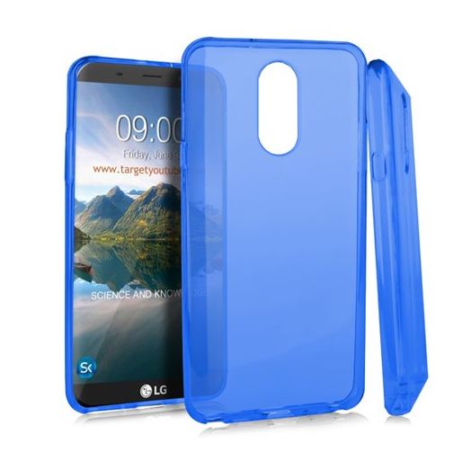 MUNDAZE Blue Candy Skin Flexible TPU Case For LG Stylo 4 Phone