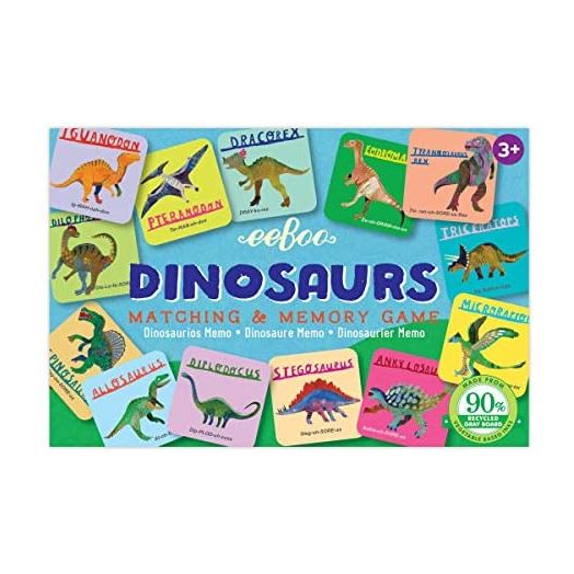 eeBoo Dinosaurs Little Memory and Matching Game
