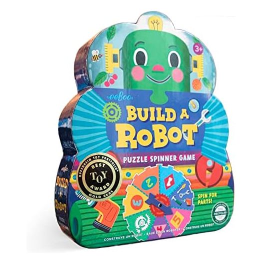 eeBoo: Build a Robot Spinner Game, 2 to 4 Players
