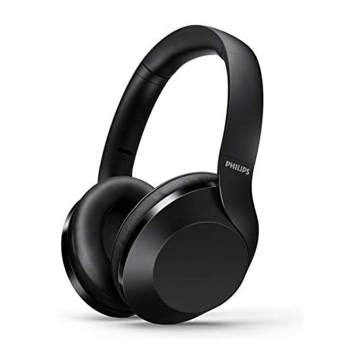 Philips PH802 Wireless Bluetooth Over-Ear Headphones Noise Isolation Stereo with Hi-Res Audio, up to 30 Hours Playtime with Rapid Charge (TAPH802BK)