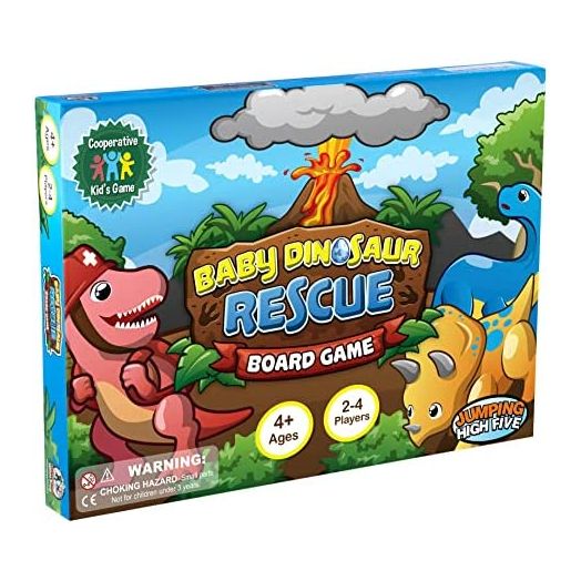 Jumping High Five Games Baby Dinosaur Rescue Cooperative Board Game