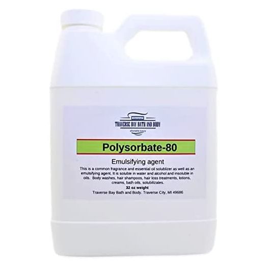 Polysorbate 80, 32oz 1 Quart Jug. Safety Sealed Container