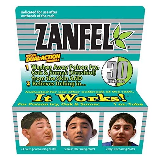 ZANFEL - Poison Ivy, Oak & Sumac Wash, 1 Oz