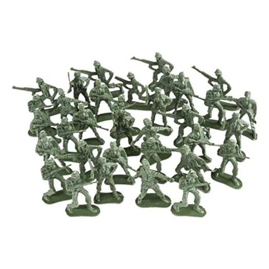 OIG Brands Army Men Toy Soldiers for Kids I 144 PCS Army Men Toys in Various Poses I Modern Plastic Army Men Action Figures for Boys & Girls I Awesome Little Green Army Guys I Mini Army Men Playset