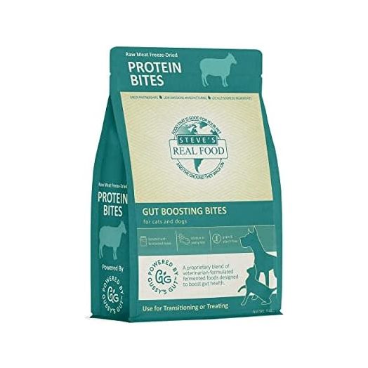 Steve's Real Food, Lamb Protein Bites Freeze-Dried Dog and Cat Treats, 4 Ounce