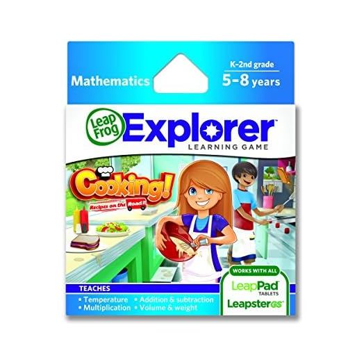 LeapFrog Cooking Recipes On The Road Learning Game (works with LeapPad Tablets and Leapster GS)