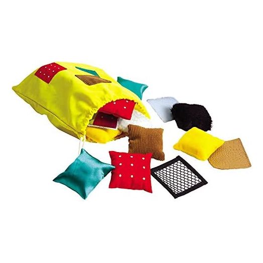 Educational Insights Teachable Touchables Textured Beanbags Squares, Toddler Sensory Toys, Preschool Kindergarten Classroom Must Haves, Set of 20 Beanbags, Ages 3+