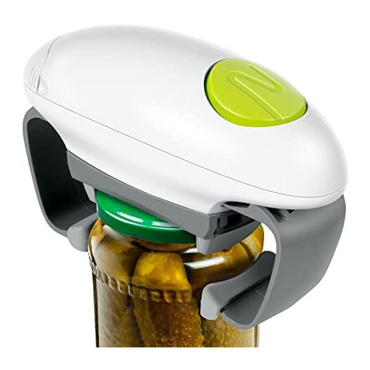 Higher Torque Electric Jar Opener Easy Unscrew Almost Size Lid with Auto-Off, Powerful Bottle Opener for Arthritic Hands