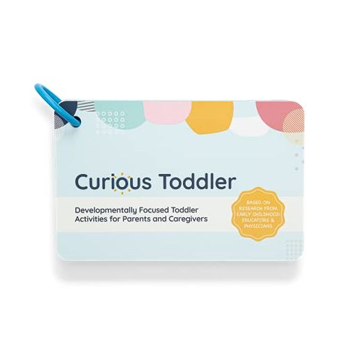 Curious Toddler™ Activity Cards | 40+ Activities for Toddler & Me (12-24 Months) | Developmentally-Focused and Stimulating Creative Playtime Ideas | Bonus: Two Recipes for Dough & Dyed Pasta