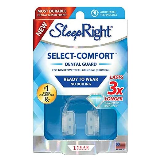 SleepRight® Select-Comfort Dental Guard (New Version) - Sleeping Teeth Guard – Mouth Guard to Prevent Teeth Grinding