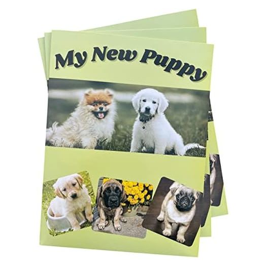 Puppy Information Folders (10 Pack) - New Puppy Folder Set for Dog Breeders, Veterinarians, and Shelters