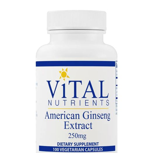 Vital Nutrients American Ginseng Extract 250 mg - 100 Capsules
