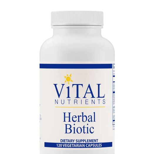 Vital Nutrients Herbal Biotic - 120 Vegetarian Capsules