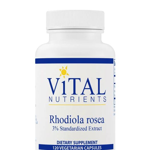 Vital Nutrients Rhodiola rosea 3% 200 mg - 120 Vegetarian Capsules