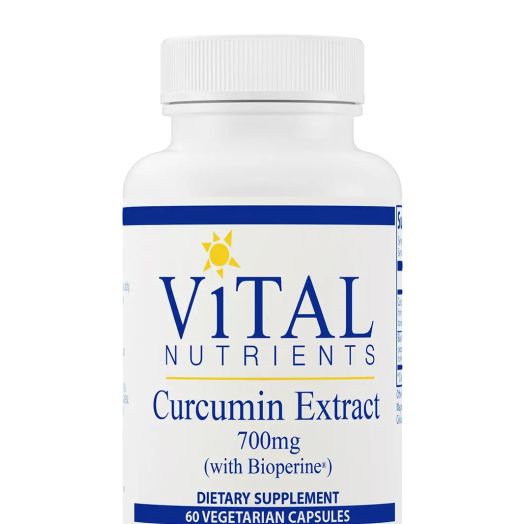 Vital Nutrients Curcumin Extract 700 mg (with Bioperine) - 60 Vegetarian Capsules