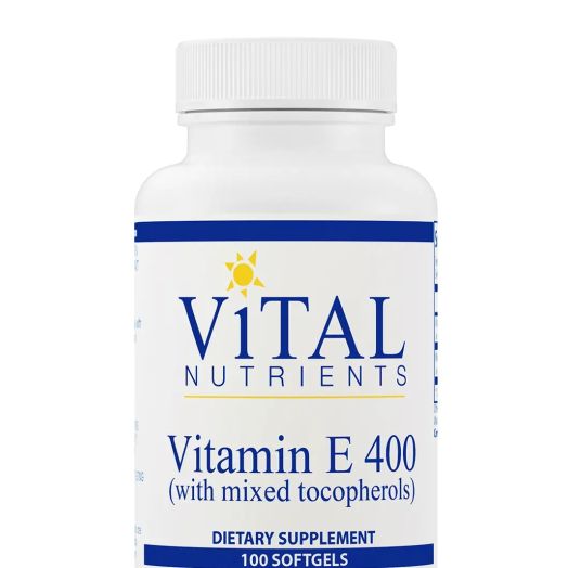 Vital Nutrients Vitamin E 400 IU with Mixed Tocopherols - 100 Softgels