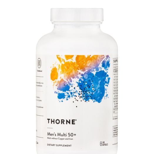 Thorne Men's Multi 50+ (Multi w/o Copper and Iron) - 180 Capsules
