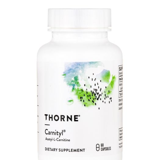 Thorne Acetyl-L-Carnitine, 500mg, Supports Brain Function and Healthy Nerve Sensations in The Hands and Feet