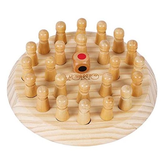 TOWO Wooden Memory Games for Children, Family Board Games for Kids and Adults -Wooden Mind Games for 3 Years