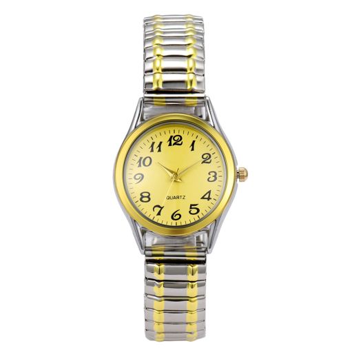 Avaner Elastic Strap Wristwatch, Couple Bangle Watch, Ultrathin Bracelet Watch, Big Number Analog Quartz Watch for Men and Women