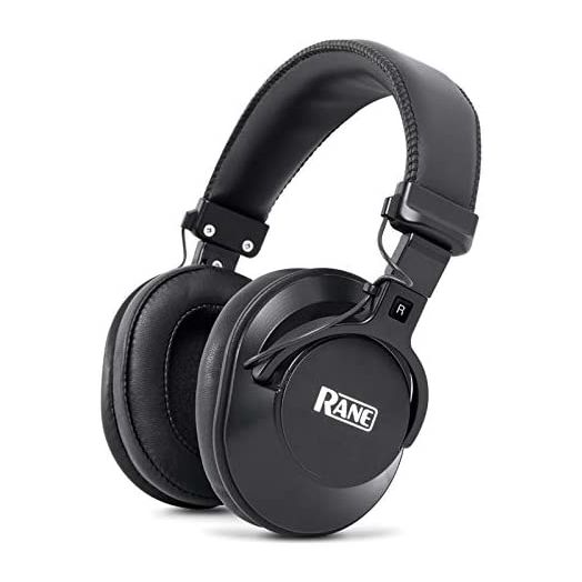 Rane RH-50 - 40mm Full Response, High-Fidelity Over-Ear Headphones with, 2 detachable cables (Straight & Coiled), 1/8” Connector and 1/4” Adapter Included