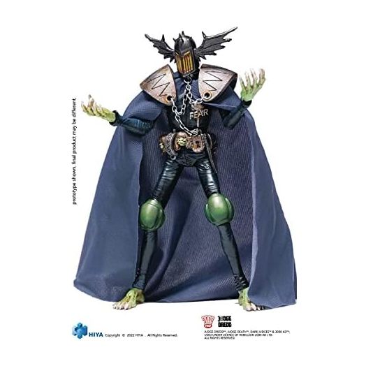 Hiya Toys Judge Dredd: Judge Fear 1:18 Scale PX Edition Exquisite Mini Action Figure, Multicolor