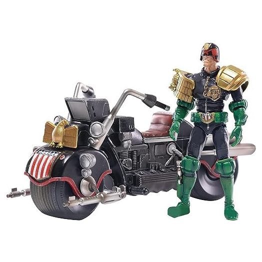 HIYA TOYS Judge Dredd: Dredd and Lawmaster Mk II PX 1:18 Scale Exquisite Mini Action Figure