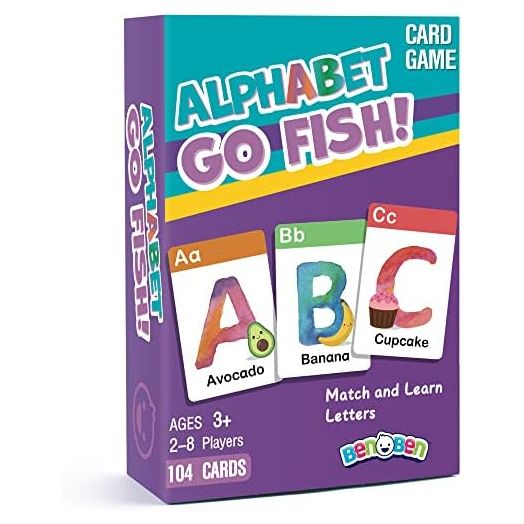 BenBen Alphabet Go Fish Card Game