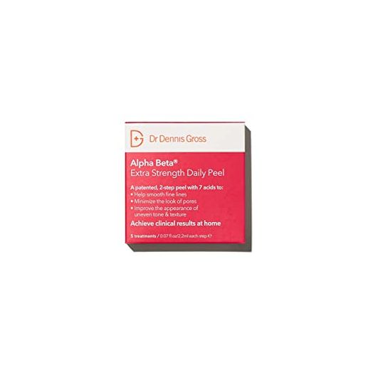 Dr. Dennis Gross Alpha Beta Extra Strength Daily Peel: for Oily Skin, Uneven Tone or Texture, Wrinkles or Enlarged Pores (5 Treatments)