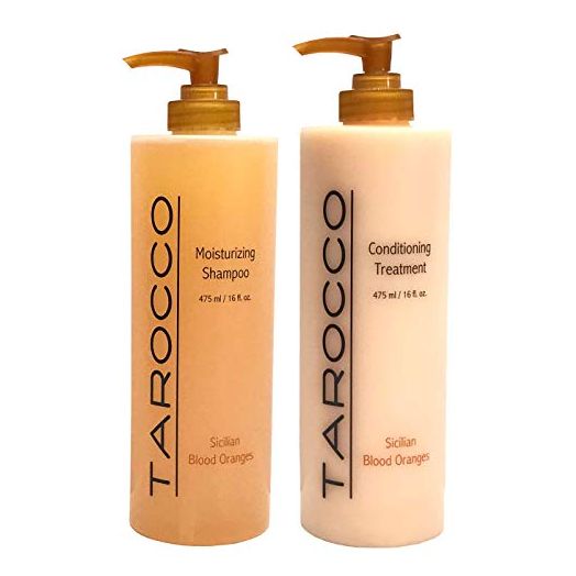 Baronessa Cali Tarocco Hair Care Set: Sicilian Blood Oranges Shampoo and Conditioner, 16 Ounce
