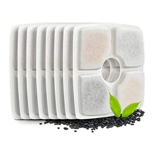 Veken Replacement Filters for 84oz/2.5L Automatic Pet Fountain Cat Water Fountain Dog Water Dispenser