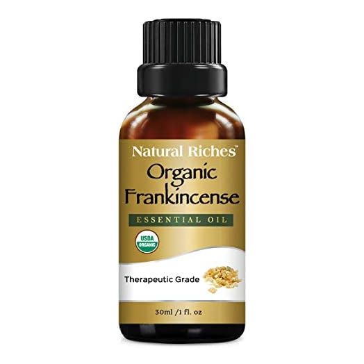 Natural Riches USDA Organic Frankincense Essential Oil, Boswellia Serrata, 100% Pure Natural Undiluted, 30 ml