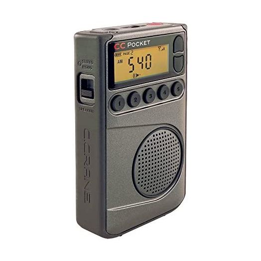 C. Crane CC Pocket AM FM and NOAA Weather Radio with Clock and Sleep Timer | C. Crane